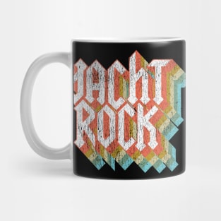 Vintage Fade Yacht Rock Party Boat Drinking print Mug